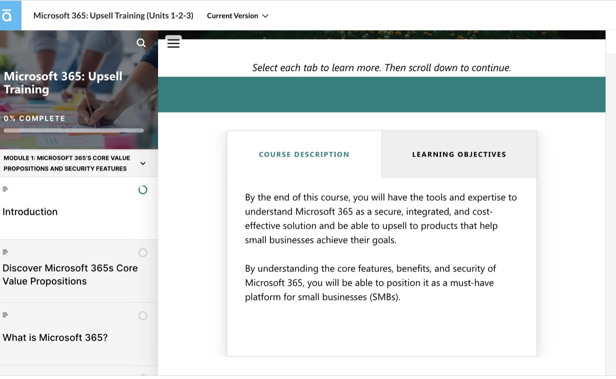 AI learning platform screens